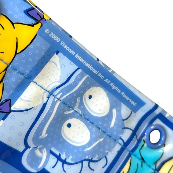 Vintage 2000 Rugrats Nickelodeon Pencil Pouch 3 Ring - Picture 2 of 4